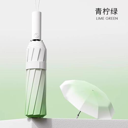 FXQ 【加倍防晒❗️梦幻渐变全自动雨伞】防水黑科技伞布，20骨双龙骨女晴雨两用折叠抗风黑胶遮阳防紫外线太阳伞，伞下堪称自带风扇的凉感小空调！ 商品图2
