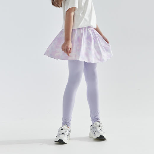 cicochild25年夏季新款中大女童晕染瑜伽裙裤粉紫凉感防晒亲子装 商品图4