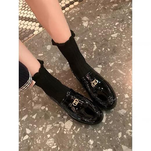 莞产超A版本小香新款25ss新款手工缝线厚底乐福鞋（HC） 商品图5