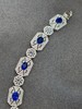 4ct刻面蓝宝石手链 商品缩略图0