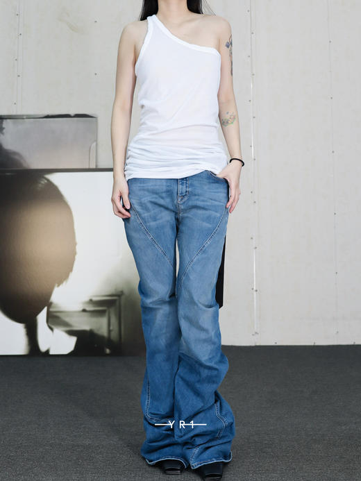 Rick Owens Drkshdw | HOLLYWOOD单肩背心 商品图2