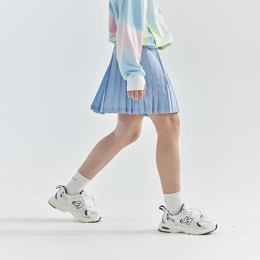 cicochild2025年夏季新款亲子中大女童百褶运动半裙轻盈飘逸裙子 商品图2