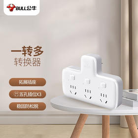 【分仓直发包邮】公牛BULL盒装转换器GN-96033