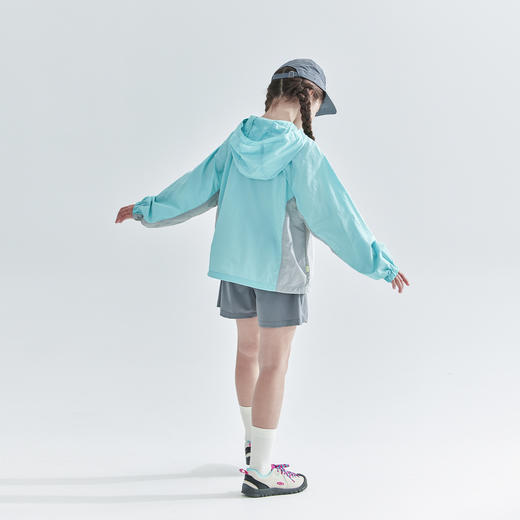 cicochild25年夏季新款亲子中大女童拼色防晒服轻薄透气亲子外套 商品图3