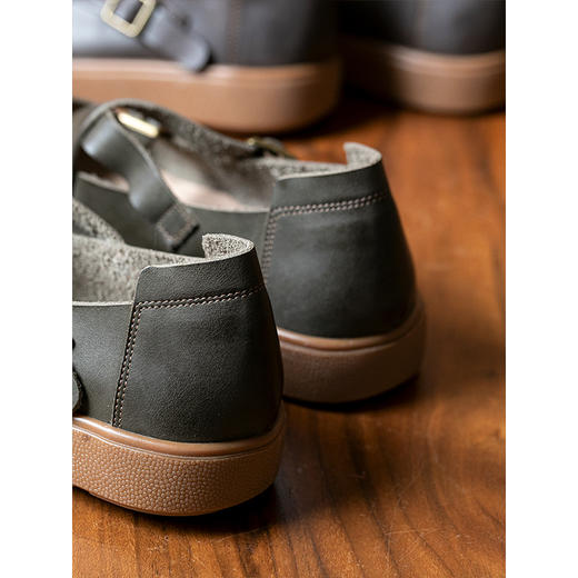 牧衣游原创 复古文艺牛皮鞋子百搭休闲舒适 可恩【不支持会员折】 商品图3