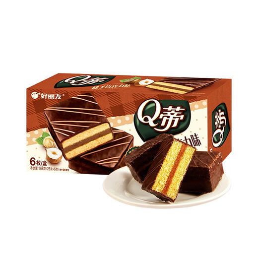 好丽友派榛子味Q蒂蛋糕 28g*6枚 商品图0