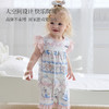 Domiamia女宝宝短袖连体衣夏季衣服女童睡衣婴儿夏天薄款背心爬服 商品缩略图2