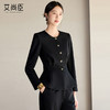 艾尚臣高端西装外套女黑色职业装酒店珠宝店前台西服正装工作服春 商品缩略图0