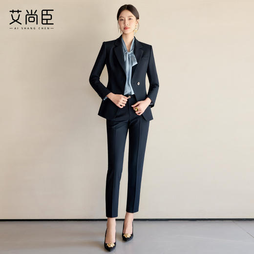 艾尚臣正装女套装2025新款职业装商务工作服高级感气质西装外套春 商品图2
