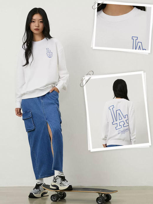 直发【MLB正品授权 】 一衣一码支持扫码验货  当季新款情侣卫衣 商品图5