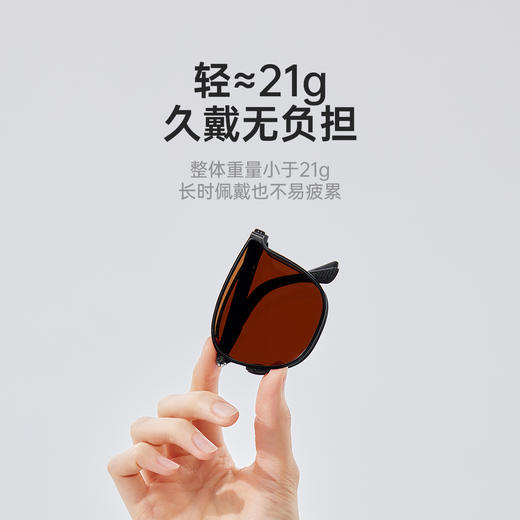 VVC太阳镜女款2026新款防紫外线偏光墨镜男士可折叠户外防晒眼镜 VTY5S776 商品图4