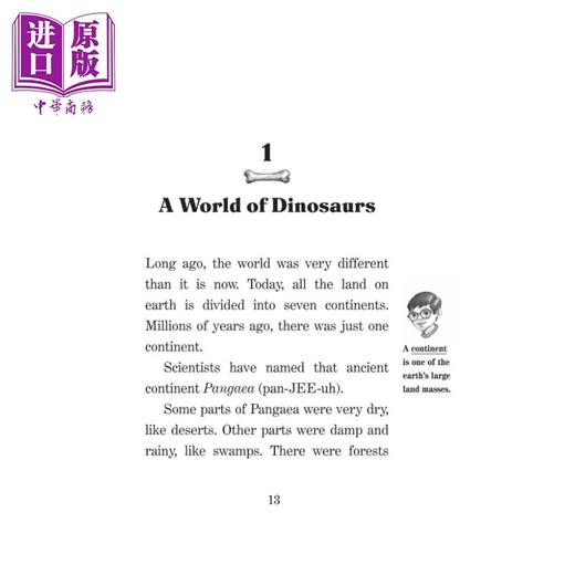 【中商原版】Magic Tree House Fact Tracker 1 Dinosaurs 神奇树屋小百科1 英文原版进口图书 神奇树屋 小初文学英语课外阅读 商品图3