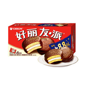 好丽友巧克力派 204g+18g（6枚）