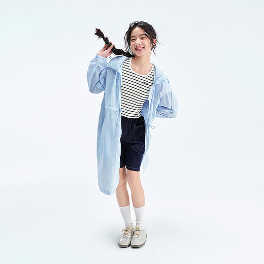 笛莎Deesha青少年女童外套2025夏季女童防晒服外套 商品图1