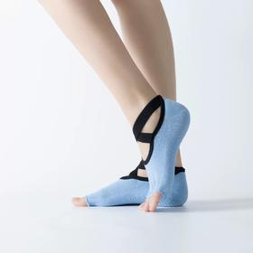 新品专业防滑露指瑜伽袜女绑带点胶瑜珈袜XY