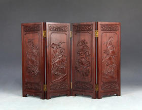 和谐°木雕折屏