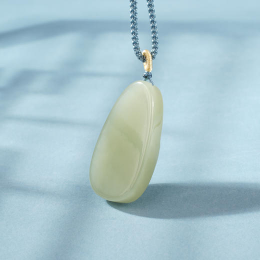 新疆国玉盟世玉湖水料【福禄佛缘】和田玉挂件【带证书·顺丰物流】 商品图1