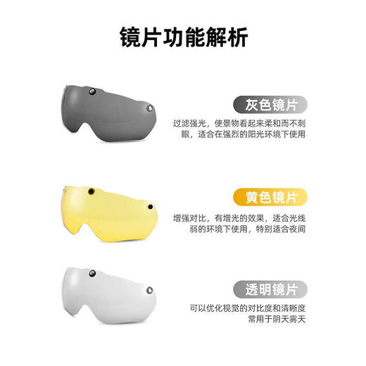 洛克兄弟（ROCKBROS）自行车头盔带风镜一体成型骑行头盔男女山地公路车安全帽 商品图3