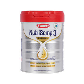 森宝（Semper）白金版5HMO 婴幼儿配方奶粉3段（12月以上） 800g