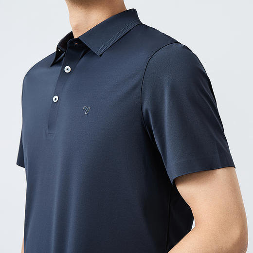 【天蚕系列】柒牌短袖POLO衫男夏季薄款商务休闲透气舒适翻领T恤128T73060 商品图2
