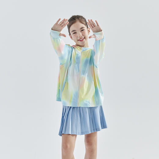 cicochild 25年夏季新款女童晕染针织防晒服中大童亲子凉感防晒衣 商品图3