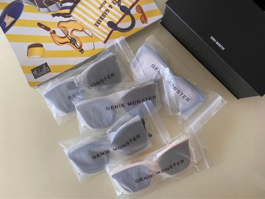 D030412俩侧竖铆钉点缀方圆版型显脸小墨镜 商品图2