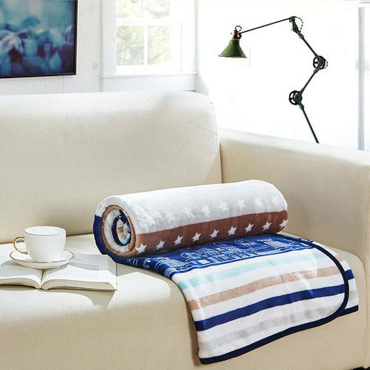 【分仓直发包邮】罗莱梦幻星空靠垫毯140*180cm 商品图1