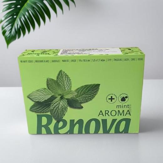 RENOVA迷你抽纸薄荷味 46抽/盒 商品图0