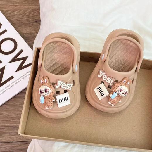 积分兑换【儿童洞洞鞋】新款男童女童公主沙滩凉拖鞋小童包头软底防滑 春季出游#异业福利 商品图7