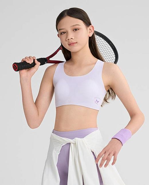 【春上新】8楼爱慕儿童Aimer Kids少女小奶皮清爽网眼酷洛米三阶段网眼拼接背心式运动文胸AJ115G903，吊牌299元 商品图1