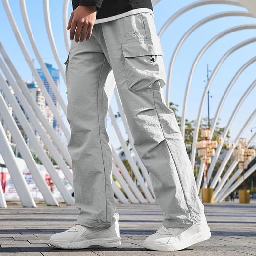 有志者UZIS户外休闲运动长裤男新款宽松透气美式梭织直筒裤子涧野 商品图0