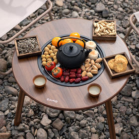 【一桌多用 围炉而坐 享悠闲时光】大迈 围炉煮茶烧烤炉（赠 起盘器）