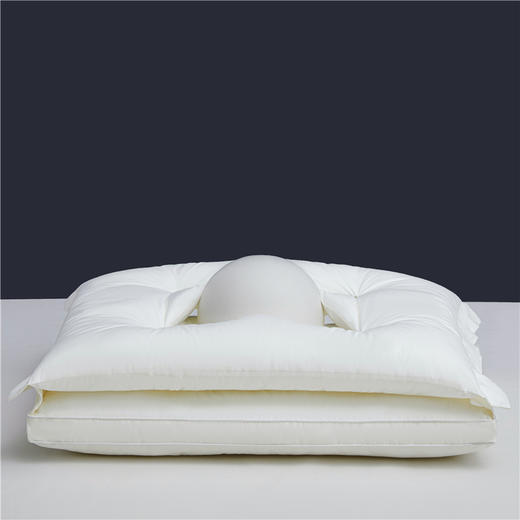 自然醒全棉双层可拆卸星空枕二合一侧睡家用一对装护颈助睡眠枕芯单人整头XK 商品图6