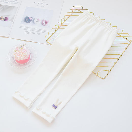 【薄款透气，春夏百搭】女童打底裤 夏季薄款莫代尔 儿童白色长裤 女孩外穿裤子 宝宝纯棉春秋-QQ 商品图6