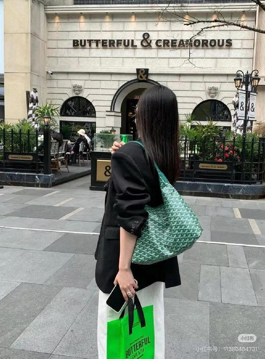 戈雅Hobo 绿色（原厂皮） 商品图0