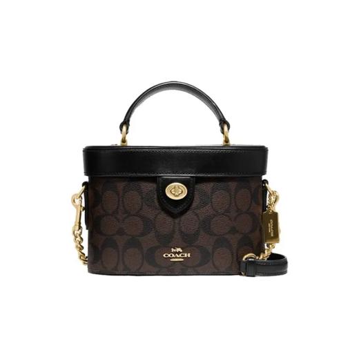 【品牌授权】【礼盒礼袋 】COACH蔻驰2025022405 蔻驰水桶盒子包奥莱单肩斜挎手包 商品图6