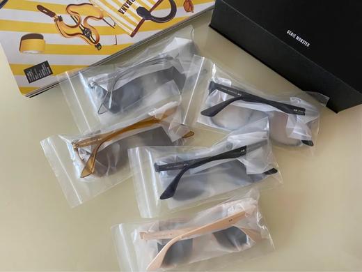 D030412俩侧竖铆钉点缀方圆版型显脸小墨镜 商品图3