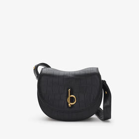 BURBERRY 巴宝莉 女士小号 Rocking Horse 包 黑色 8102214 A1189