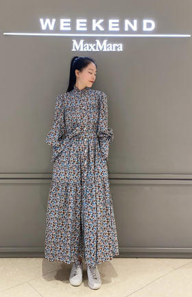 【高品质私服】【MM棉质碎花连衣裙】收腰版型 凸显腰身拉长身材比例G0795-CC【无标出货 介意慎拍】