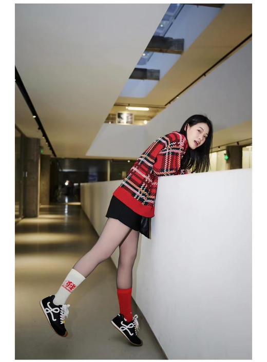 12-2明星款 原楦 Lew男女同款 糖果串珠阿甘鞋 彩色卡通珠串 系带休闲鞋 商品图12