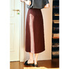 
OLrain欧芮儿复古红半身裙女夏季2025年新款通勤复古直筒A字半裙 商品缩略图3