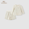 英氏套装春秋女童长袖短裤两件套2025新款洋气YRABJ1R017A 商品缩略图0