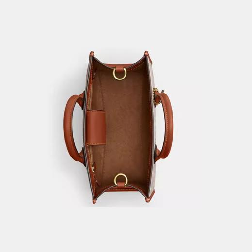 【礼盒礼袋】【品牌授权】蔻驰COACH新款ACE马车图案女士奥莱中号托特包CR681 单肩斜挎手提FIELD 26购物袋（尺寸约2620.512cm） 商品图6