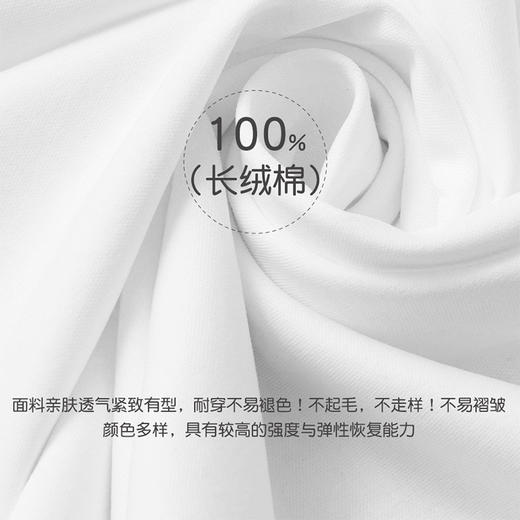 岸纾 100%新疆长绒棉双面液氨丝光长绒棉T恤（8色可选）  日常经典百搭短袖内搭T恤柔软舒服吸湿透气T1201 商品图3