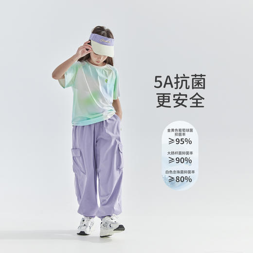 cicochild25年夏季新款中大女童凉感防蚊裤索罗娜抗菌裤子亲子款 商品图2