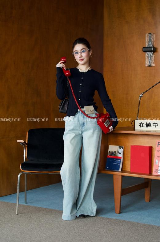 【门店同款】ENJOY春季腰包窄版阔腿裤 161899740 商品图0