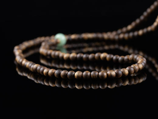 XY0078原创沉香+翡翠飘花紫罗兰福瓜挂件 商品图7