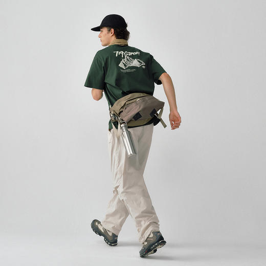 714street速干透气户外山峰夜光印花短袖T恤男夏季新款凉感防晒衣 商品图2