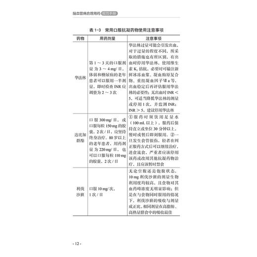 脑血管病合理用药规范手册 王玉平主编 缺血性脑血管病的药物治疗 少见脑血管病 药源性疾病 9787523520994科学技术文献出版社 商品图4