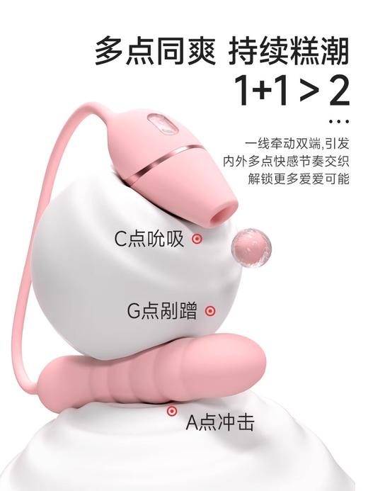 KISSTOY 凯西3代—（吮吸+震动+炮机，APP控制，远程操作） 商品图3